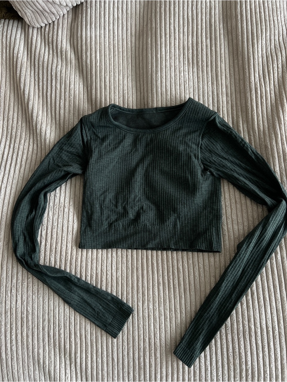 Lululemon Ebb to Street crop long sleeve - size 4